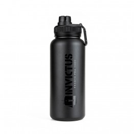 GARRAFA TÉRMICA WARRIOR 950ML 2.0 PRETO - INVICTUS - Coqueteleiras e Garrafas - Acessórios Esportivos - 00500 - Tanquinho Suplementos