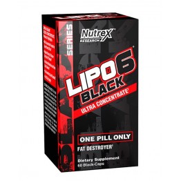 LIPO 6 BLACK UC 60CAPS - NUTREX