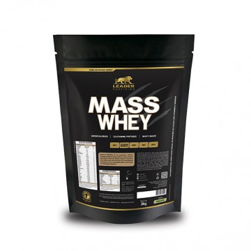 MASS WHEY 3KG - LEADER NUTRITION - Hipercalórico - Massa Muscular - 00226 - Tanquinho Suplementos