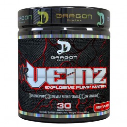 MR.VEINZ 30DOSES - DRAGON PHARMA - Pré-Treino - Massa Muscular - 00188 - Tanquinho Suplementos