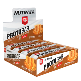 PROTOBAR 70G CAIXA 8UNID - NUTRATA - Barras Protéicas - Massa Muscular - 00393 - Tanquinho Suplementos