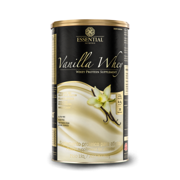 VANILLA WHEY 900G - ESSENTIAL NUTRITION - Whey Protein - Proteínas - 00324 - Tanquinho Suplementos