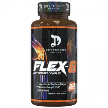 FLEX-8 JOINT SUPPORT COMPLEX 30CAPS - DRAGON PHARMA - Diversos - Saúde & Beleza - 00328 - Tanquinho Suplementos