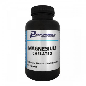 MAGNESIUM CHELATED 100CAPS - PERFORMANCE - Vitaminas e Minerais - Saúde & Beleza - 00260 - Tanquinho Suplementos