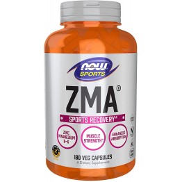 ZMA 180CAPS - NOW - ZMA - Vitaminas e Minerais - 00511 - Tanquinho Suplementos