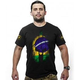 CAMISETA MILITAR SI VIS PACEM PARA BELLUM BRASIL - TEAM SIX - Camisetas Tática e Militar - Camisetas - 00476 - Tanquinho Suplementos